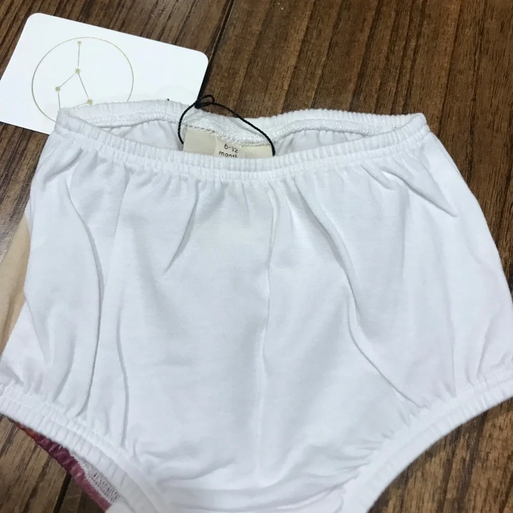 Pleiades Diaper Cover Baby 6M Neutral Pull On Rainbow Boho Western Hippie Indie